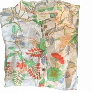 Maeve For Anthropologie Floral Shirt